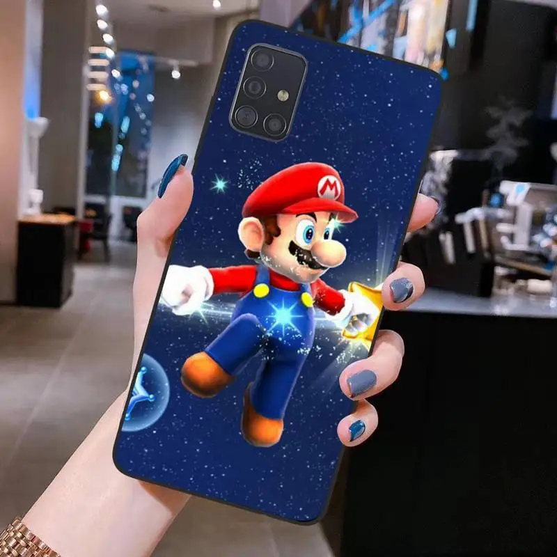 

USAKPGRT Super Marios Bros Phone Case for Samsung S20 plus Ultra S6 S7 edge S8 S9 plus S10 5G lite 2020