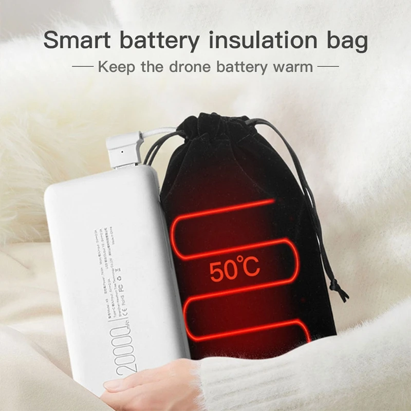 

Портативная умная сумка для обогрева батареи дрона, безопасная женская сумка для Mavic Air 2/Mavic mini/Mini 2/Mavic 2
