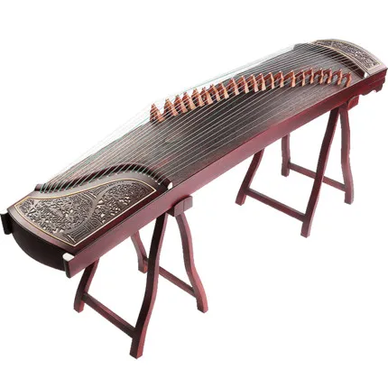Профессиональный 21 stringed китайский zither высококачественный wutong wood Guzheng Китайский