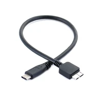 30cm type c to micro usb3 0 b male otg data sync charger converter cable for pad mobile tablet otg external removable hard disk