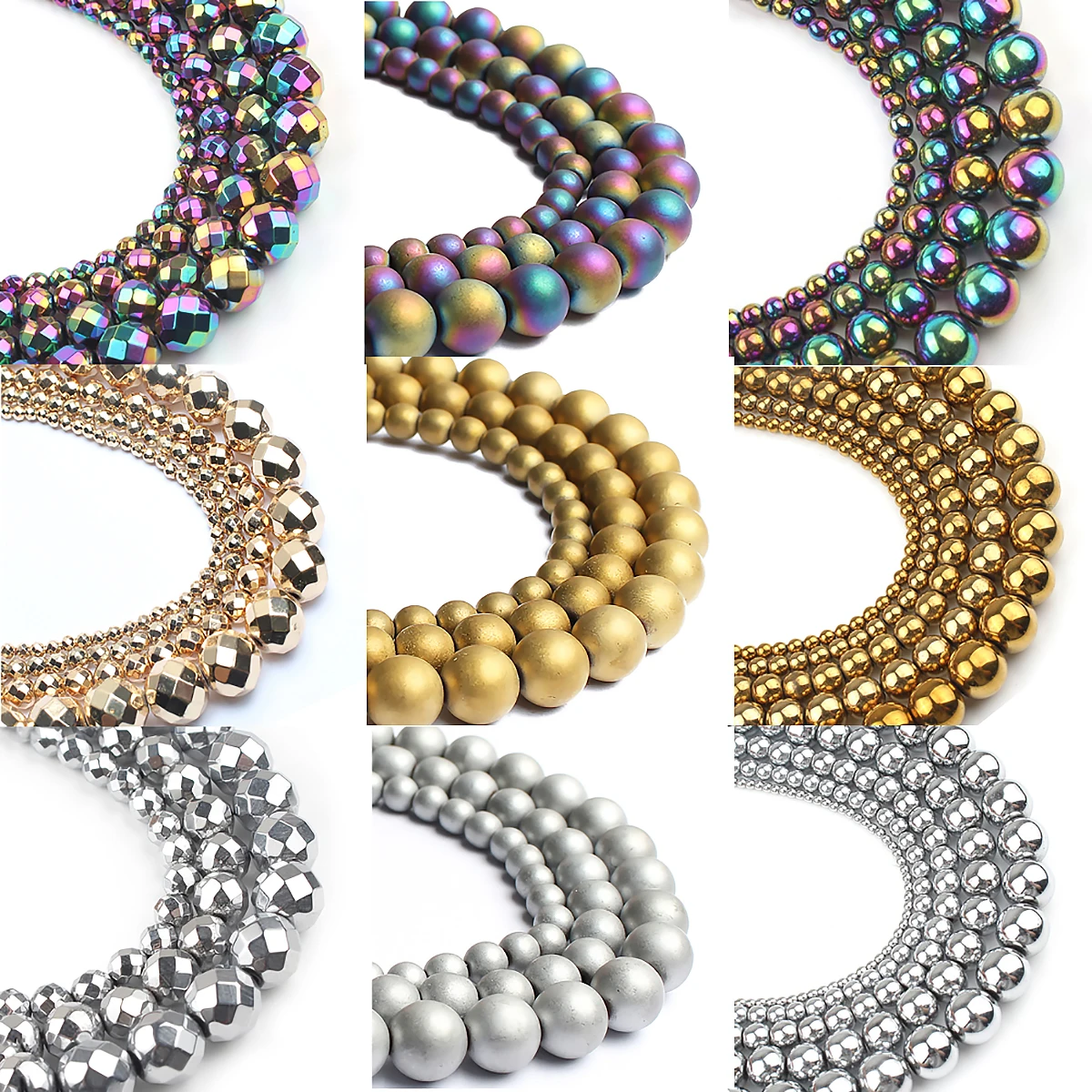 Бусины из натурального камня, 2/3/4/6/8/10/12 мм