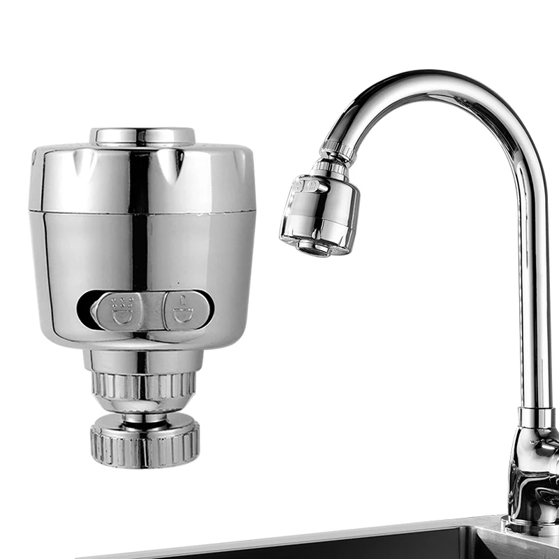 

Hot!!! Faucet Splash Head Filter Universal Joint Water Pressurized Shower Extension Extended Extension Tube Double Water Bubble