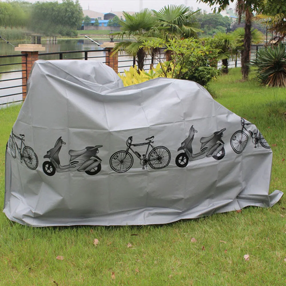 

Dust Cover Waterproof Cover Generic Motorbike Cover Big Size Electric Car Umbrella Cloth Gray Sturdy