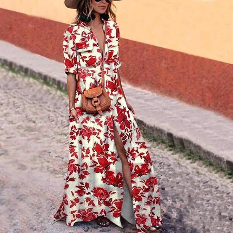 Повседневное сексуальное платье для вечерние Boho женское летнее пляжн | Женская