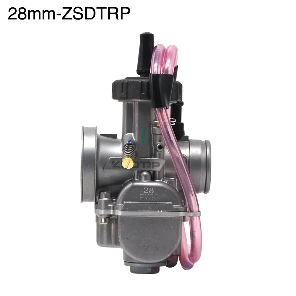 ZSDTRP 28mm ZS Racing Keihin 28 мм 30 мм 32 мм 34 мм мотоцикл карбюратор для 125-250cc 2T 4T Moto ATV UTV велосипед ямы Байк с силовой струей - Цвет: ZSDTRP 28mm