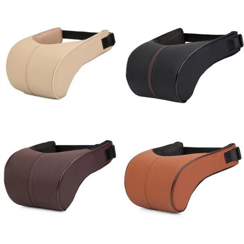 

PU Leather Car Auto Seat Neck Pillow Memory Foam Head Neck Rest Headrest Cushion Car Neck Pillow Auto Car Accessories Interior