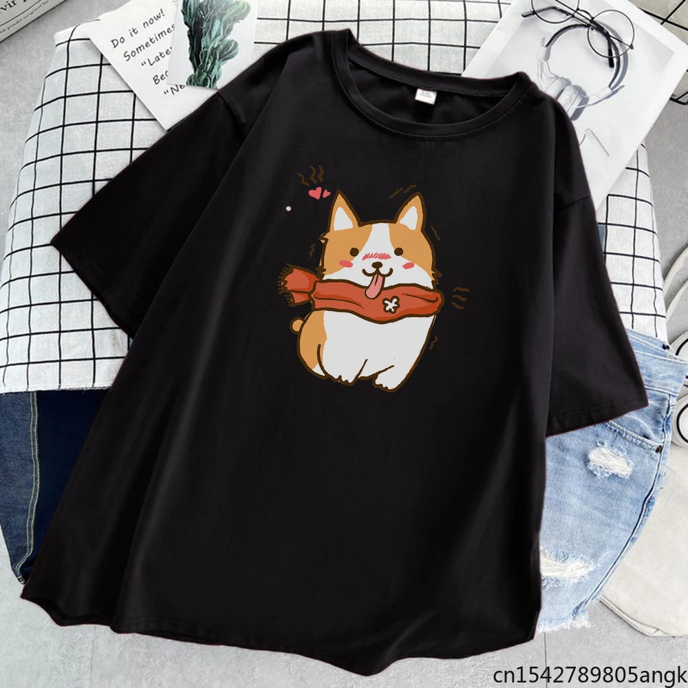 

Футболка женская в стиле Харадзюку с короткими рукавами