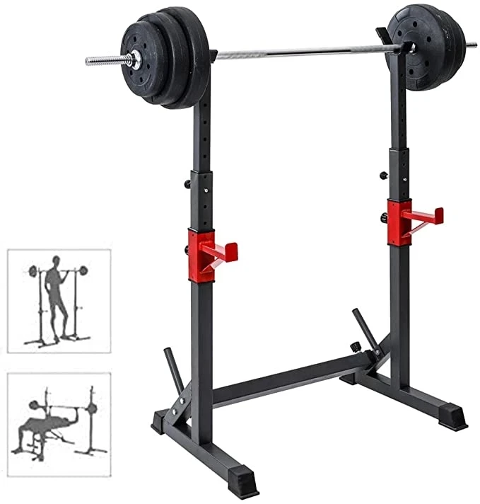 Регулируемая стойка для приседаний по высоте упражнений мышц подходит различных