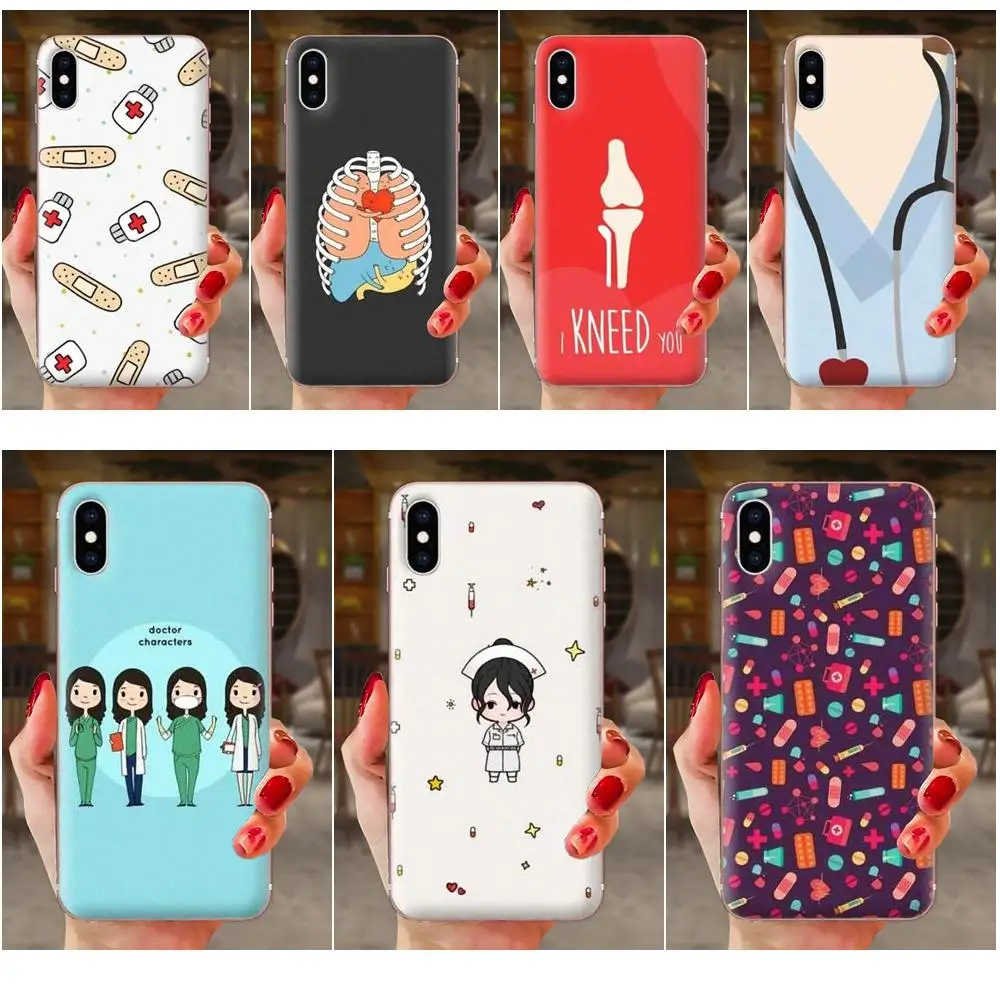 Медсестра медицинская медицина дизайн для Xiaomi Redmi Note 8 8A 8T 10 K30 5G Motorola Moto G G2 G3 G4 G5 G6 G7