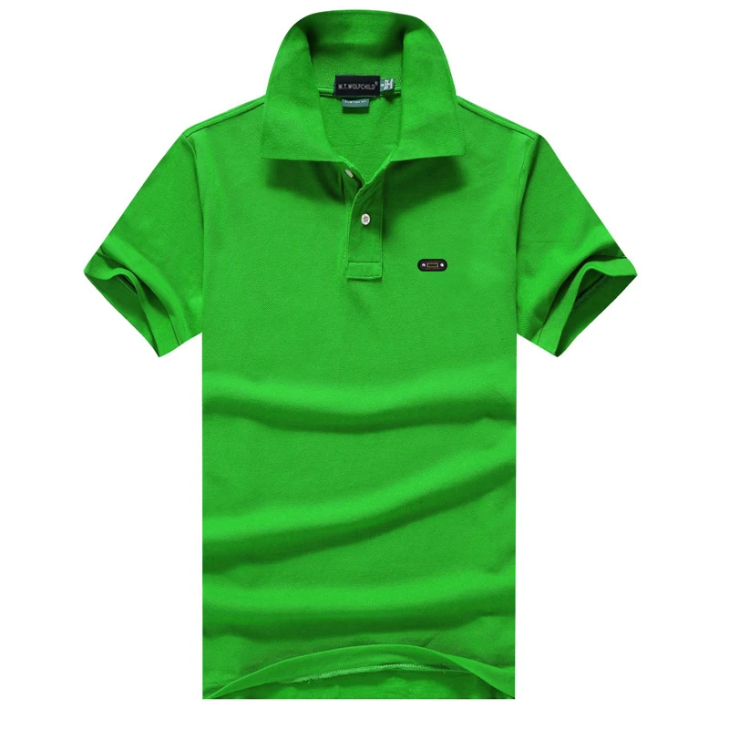 Женская летняя рубашка-поло с коротким рукавом 100% хлопок 2020 | Мужская одежда