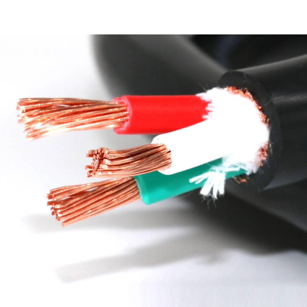 Медный проводник Monosaudio P901Bulk Hi OFC для Fi аудиокабеля питания 11AWG(4 5 мм2) x3core кабель