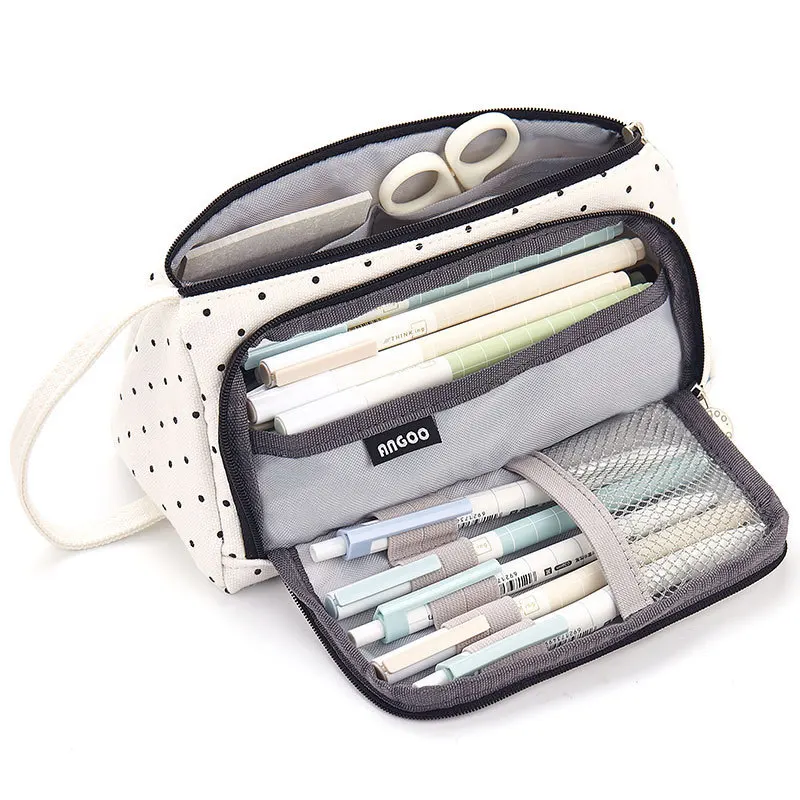 Big Kawaii Pencil Case Quality Large Capacity Pencilcase School Pen Case Supplies Pencil Bag School Box Pencils Pouch Stationery - Цвет: 17