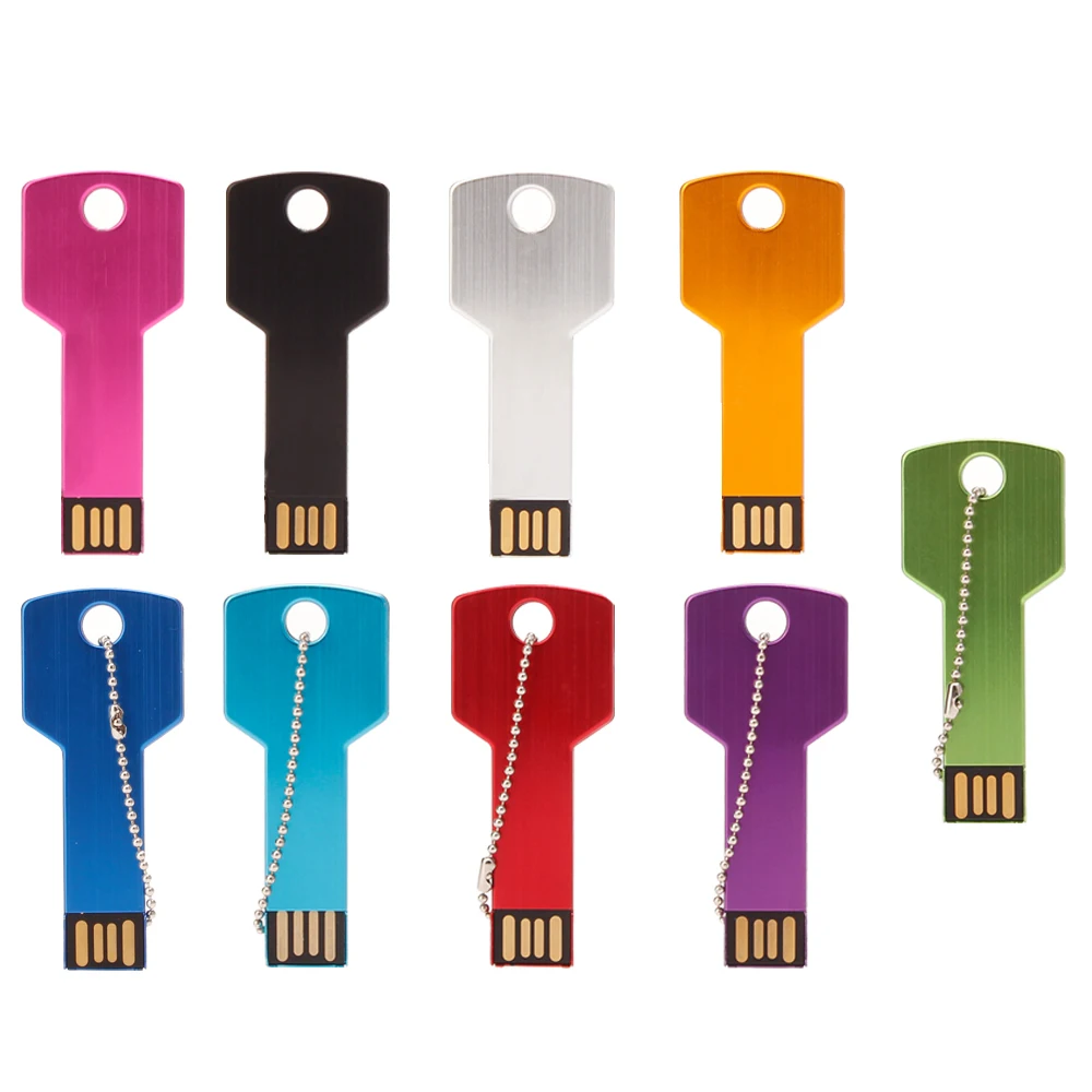 Usb флеш-накопитель 16 флэш в виде ключа в форме флешки 32 Гб Водонепроницаемая Ручка usb 2,0 металлический накопитель 64 ГБ браслет 4 ГБ 8 ГБ 128 ГБ Подарочный логотип