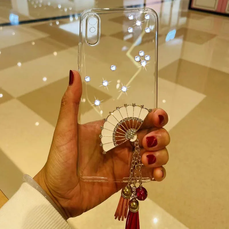 

Butterfly Rhinestone Silicone Cover For Xiaomi Redmi Note 9 9S 9T 8T 8 7 6 Pro Case For Redmi 9A 9 9C POCO X3 NCF M3 F2 Pro Case