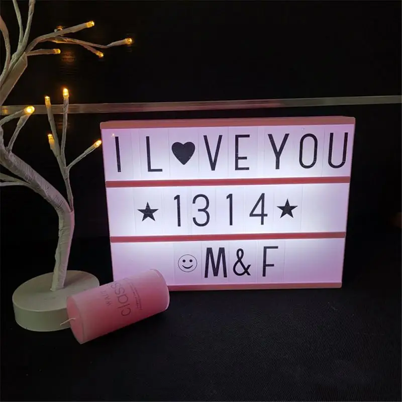 

LED Night Lamp 26 Letter 0-9 Digital Marquee Sign Alphabet Light Wall Hanging Lamp Indoor Decor Wedding Party LED Night Light