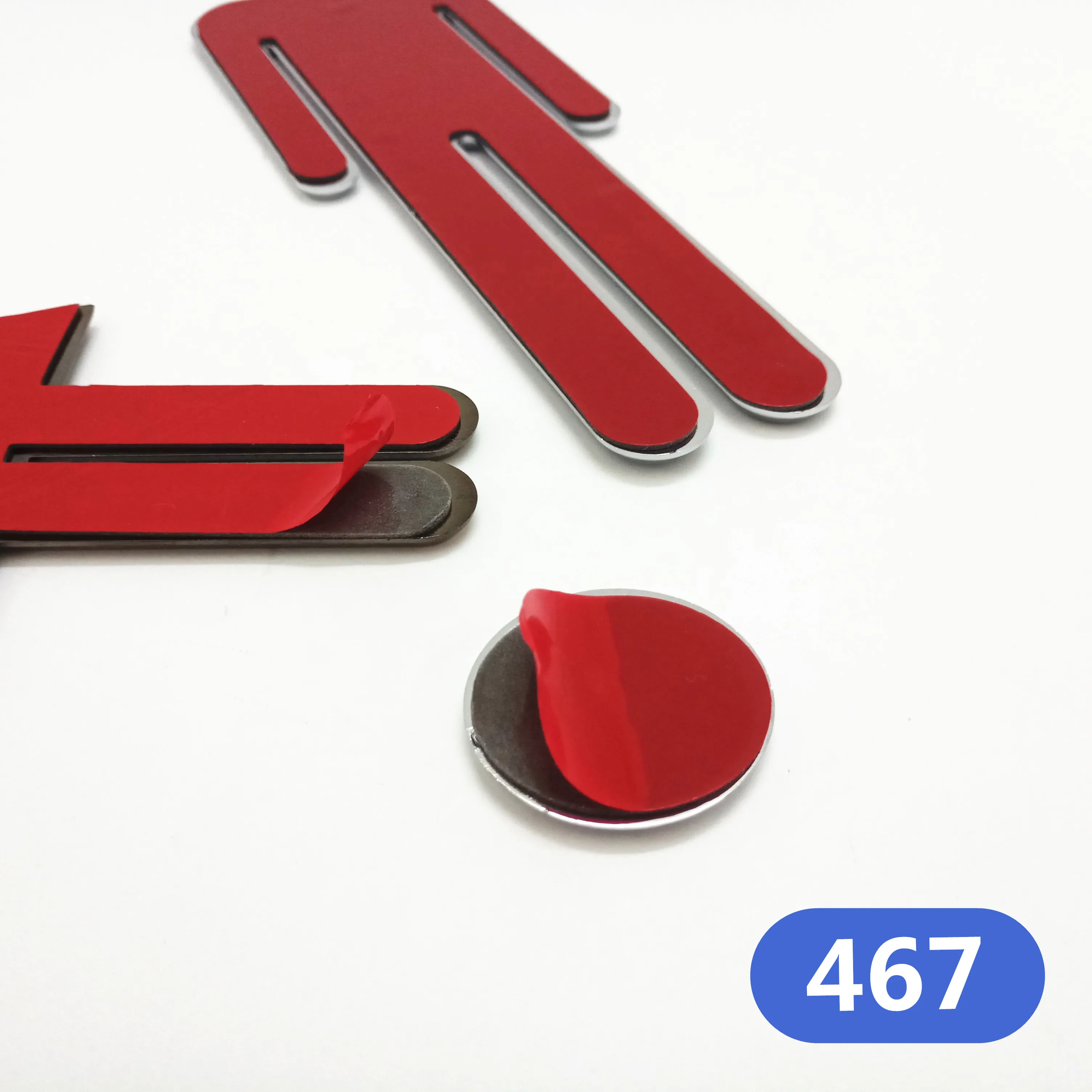 3D зеркальные наклейки из ABS смолы забавные для входной двери туалета мужчин и