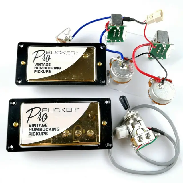 Probucker Alnico-プロのワイヤー付きピックアップギター,3