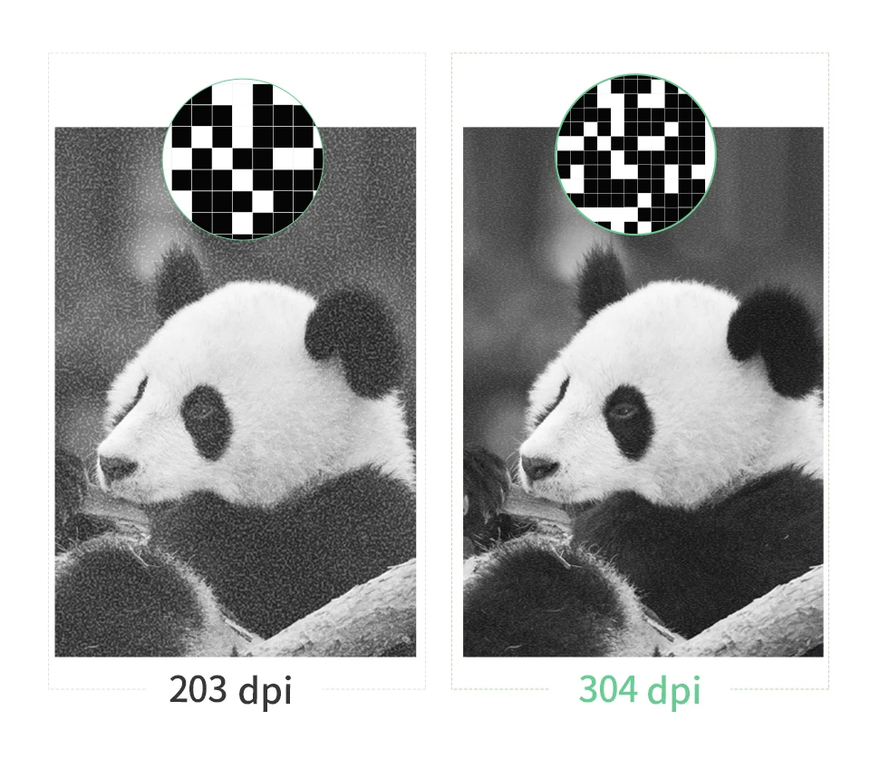 Портативный мини-принтер PeriPage A6 304 точек/дюйм высокое разрешение Bluetooth
