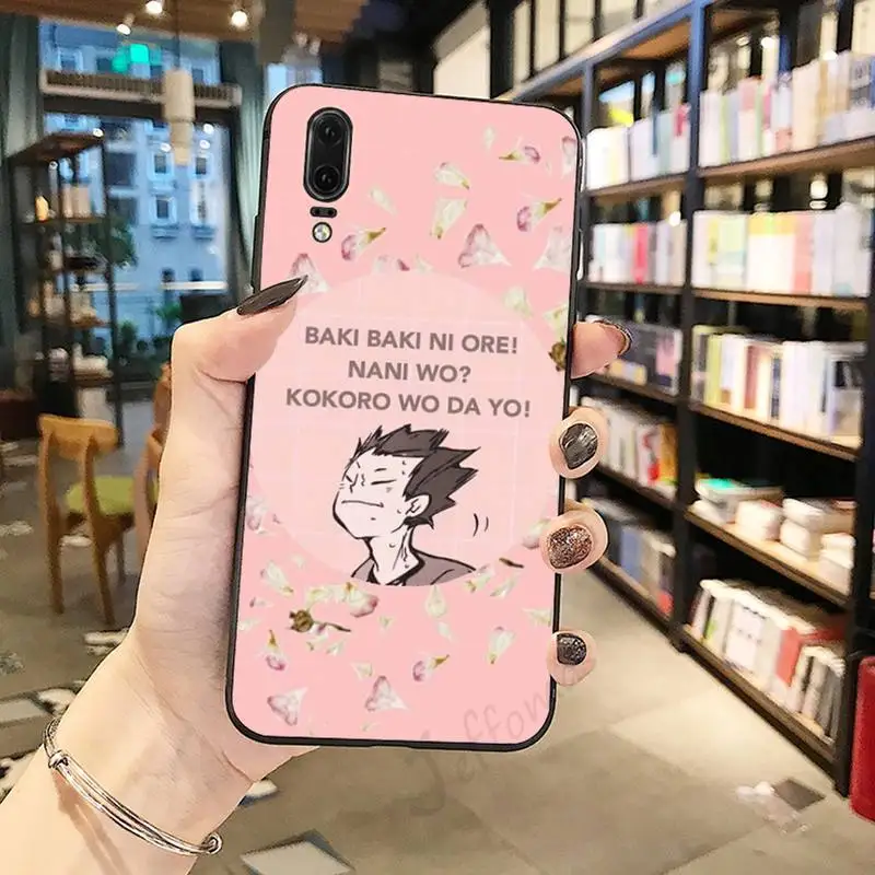 

Haikyuu Anime Tendo Satori Phone Case For Huawei honor Mate P 10 20 30 40 Pro 10i 9 10 20 8 x Lite