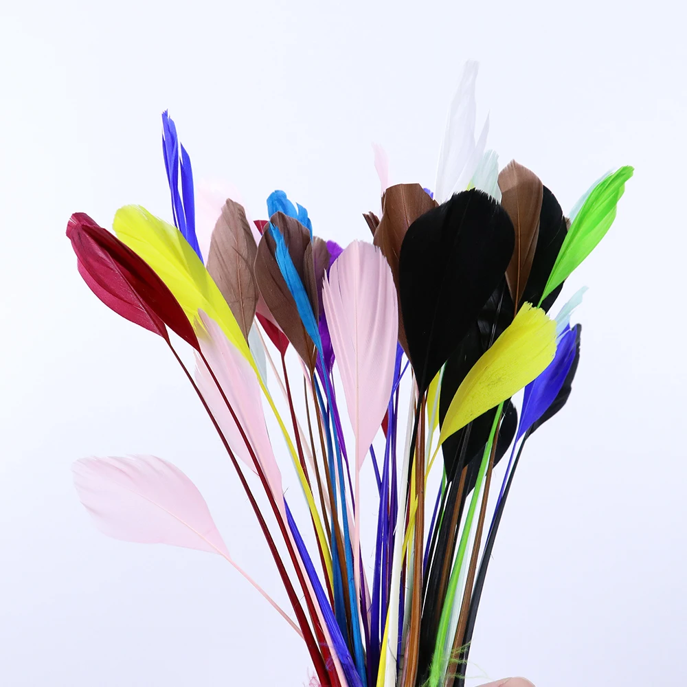 

DIY Jewelry Decorative Accessory Real Goose Feather 15-20 CM/6-8 " for Wedding Party Home Decor Craft Plumes 100 pcs Wholesale