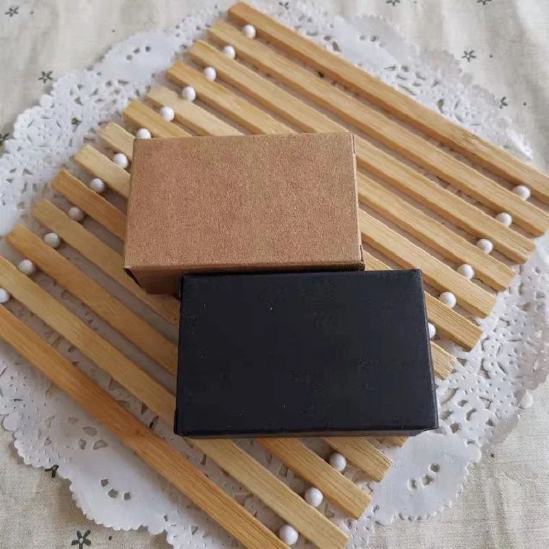 Подарочная коробка из крафт-бумаги сделай сам 10 шт./лот маленькая Коробка для