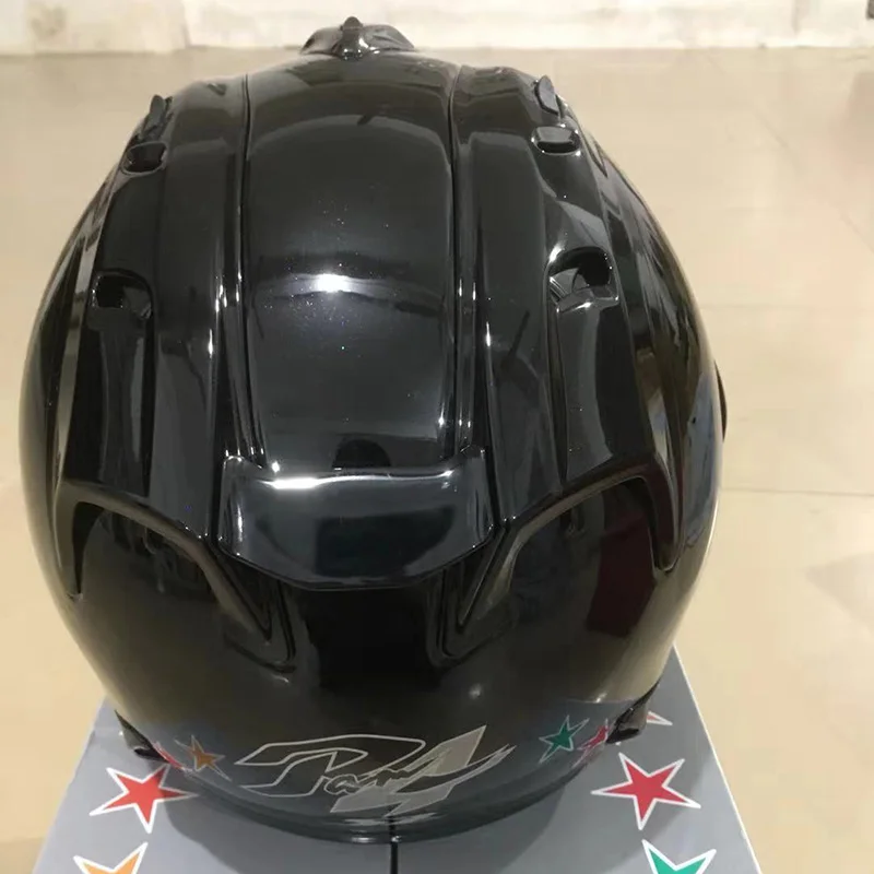 Мотоциклетный получерный шлем с одним козырьком хит продаж всесезонный для