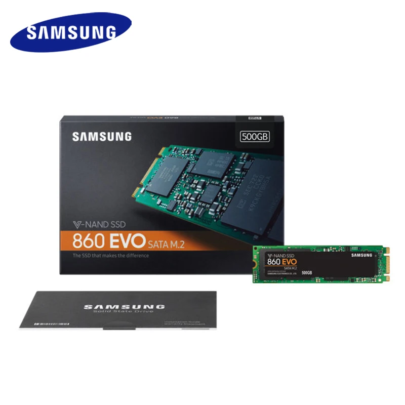 SSD SAMSUNG 860 EVO M.2 M2 жесткий диск HD 1 ТБ 500GB твердотельный 250G HDD PCIe 2280 для ноутбука |