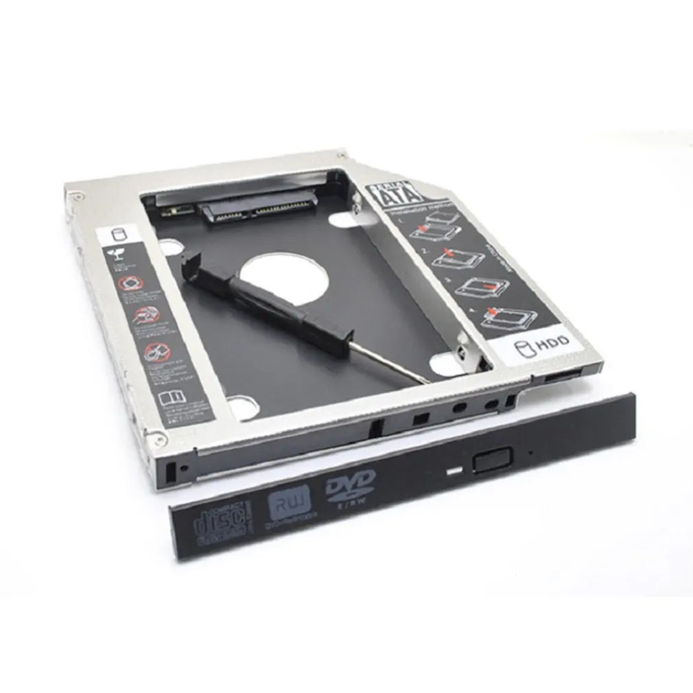 SATA 2nd HDD HD карман для жесткого диска чехол для 9,5 мм Универсальный ноутбук CD/DVD-ROM