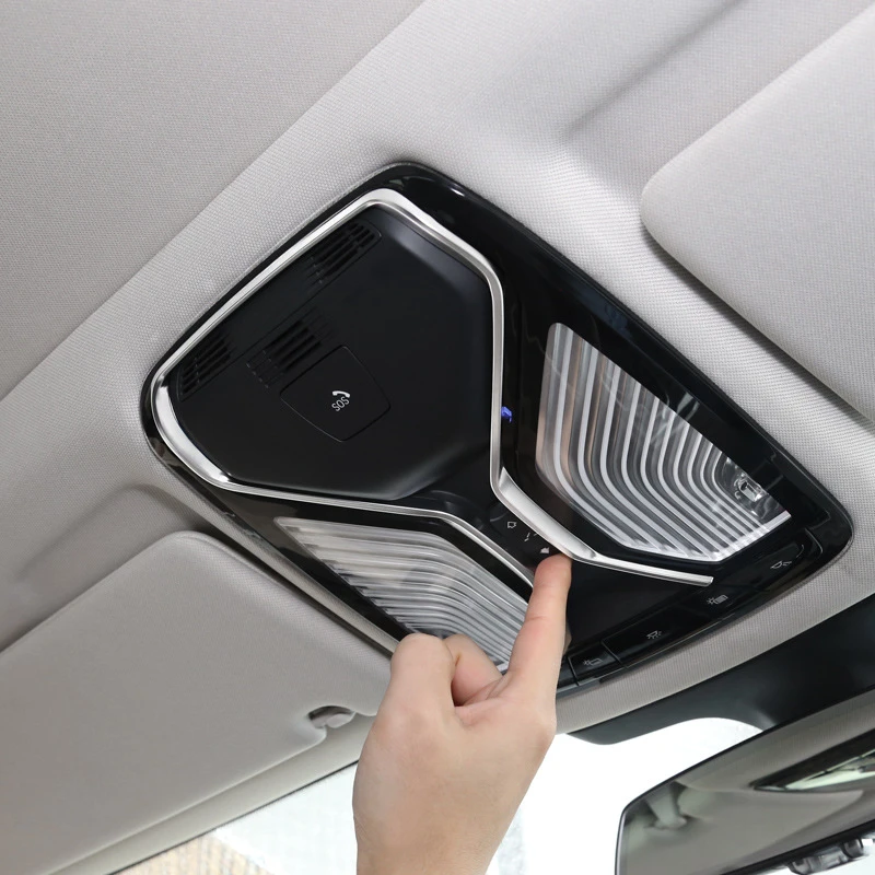 Стайлинг автомобиля хромированная лампа для чтения фотолампа BMW 5 серии G30 2018