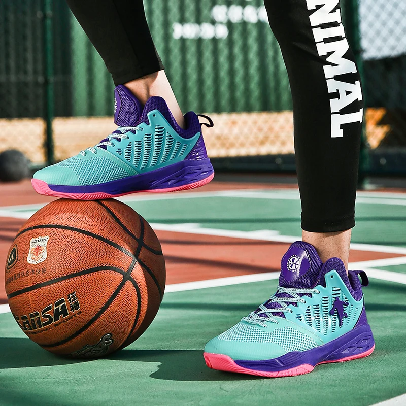 Светильник Баскетбольная обувь мужские дышащие амортизирующие кроссовки для