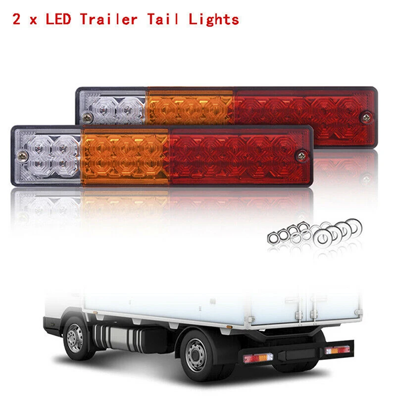 1 пара 12V 20LED авто Стоп задний светильник тормоз заднего хода светильник поворота Индикатор отражатели ATV грузовик с прицепом лампы Линт