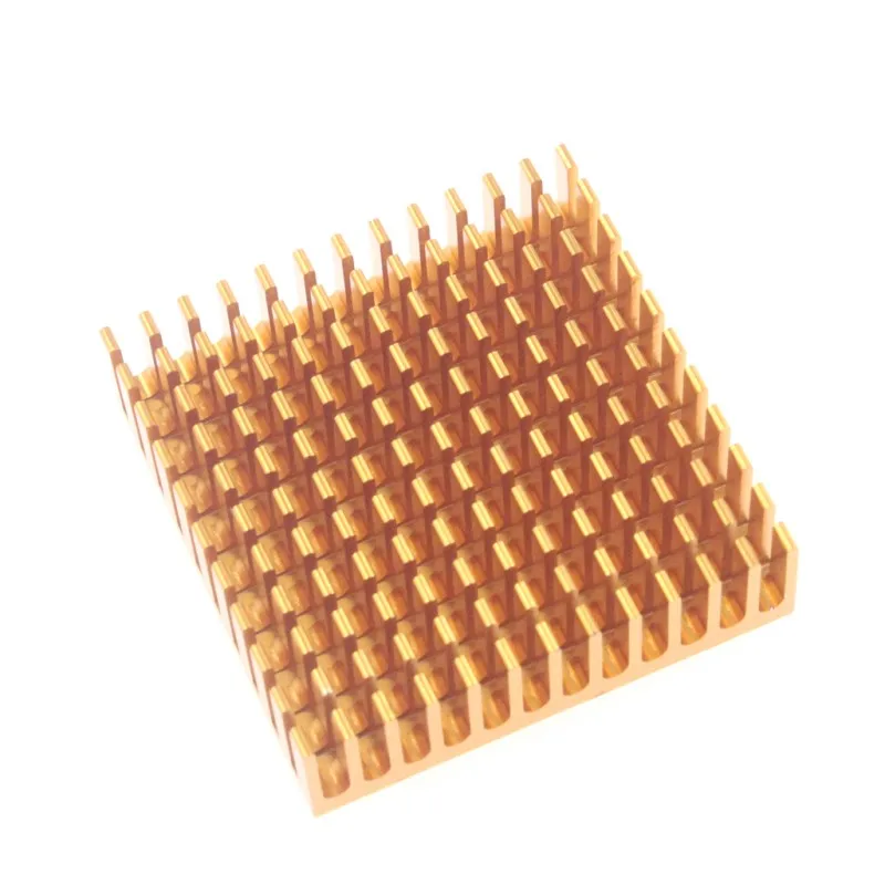 1Pcs Heat sink 40*40*11MM (gold slot) high-performance radiator | Лампы и освещение