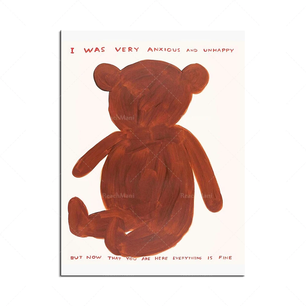 Картина на холсте с изображением животных Дэвида шригли Забавный настенный