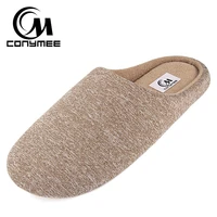 winter home indoor slippers casual shoes men soft plush house footwear cotton shoes anti skid male warm bedroom slippers shoes