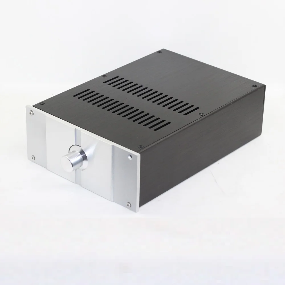W220 H90 D311 Проходной предусилитель корпус для наушников из анодированного алюминия