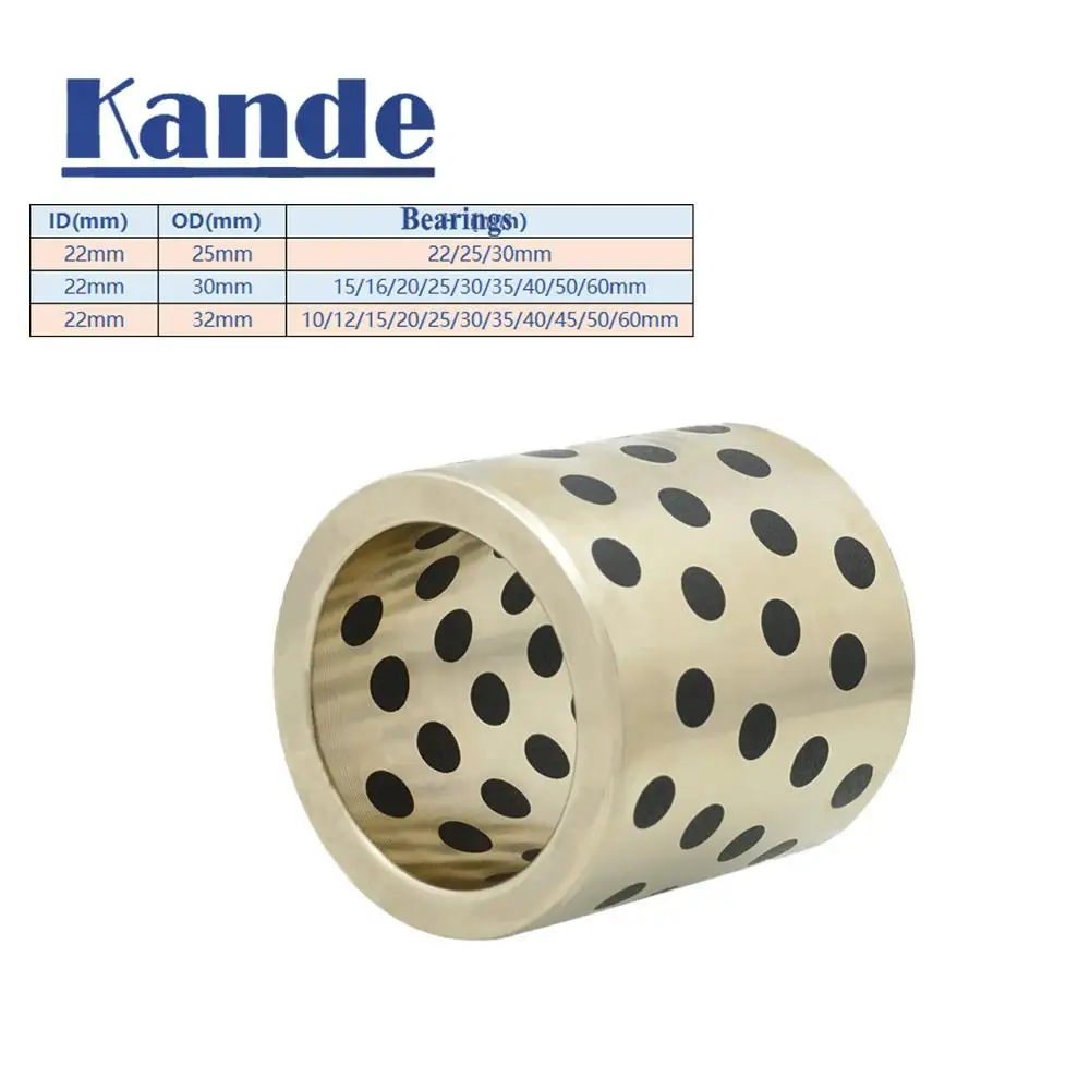 Линейный графитовый медный подшипник MPBZ, медная втулка, самосмазывающийся подшипник MPBZU, 2 шт., 10 мм x 12 мм 10 мм x 14 мм 10 мм x 15 мм