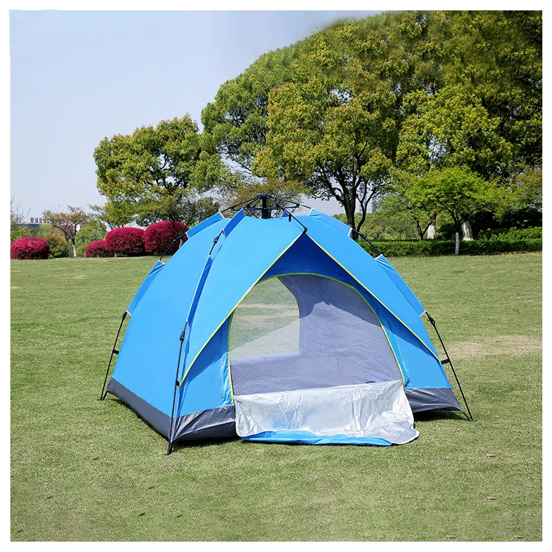 

Переносная оранжевая Легкая Складная туристическая палатка из стекловолокна с полиуретановым покрытием для путешествий и кемпинга