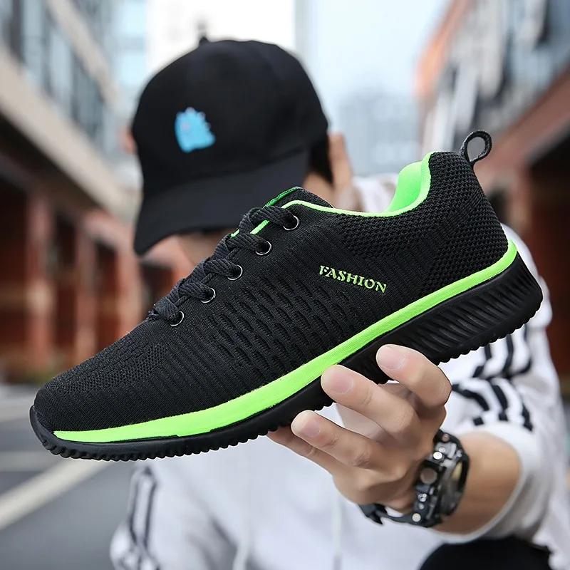 

2019 New Mesh Men Casual Shoes Lace-up Men Shoes Lightweight Comfortable Breathable Walking Sneakers Tenis Feminino Zapatos