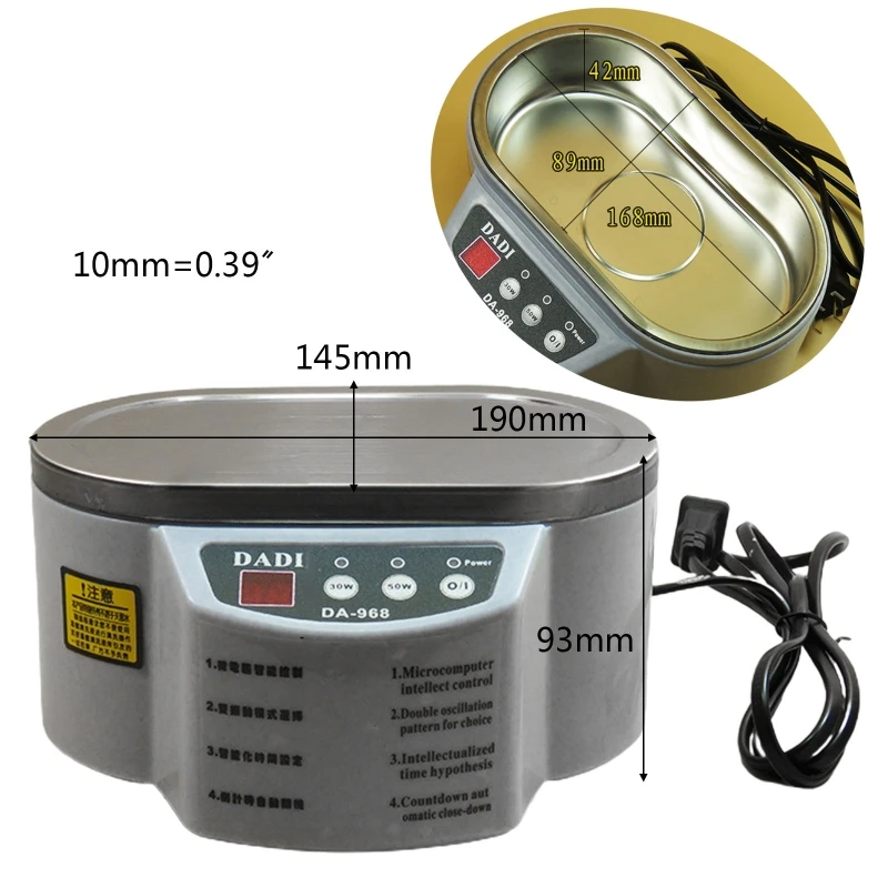 

Multifunctional Ultrasonic Household Outside Jewelry Glasses Circuit Board Watch Cleaning Machine