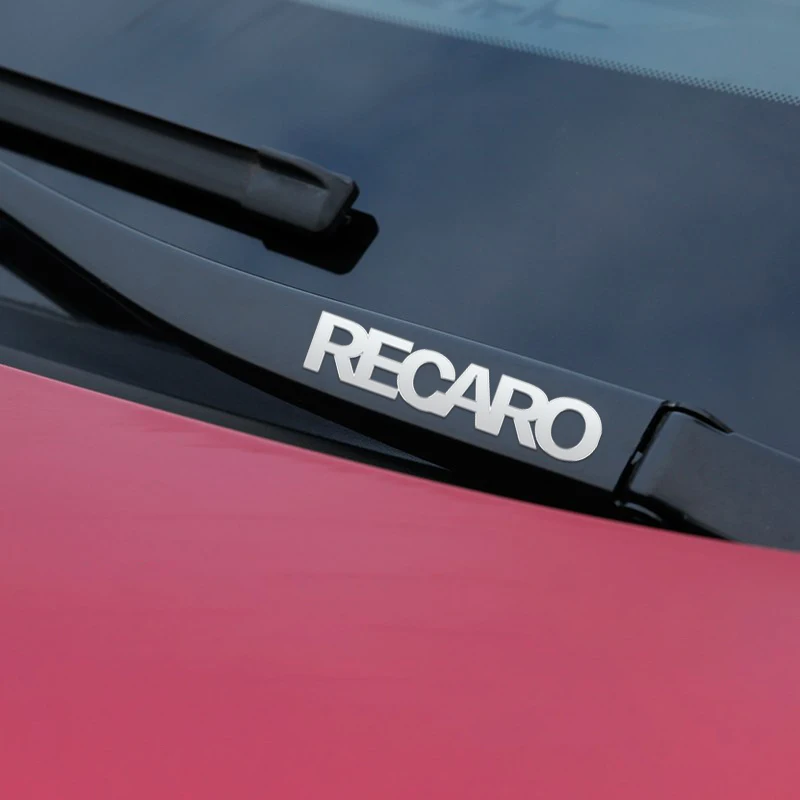 Виниловые Стикеры для автомобильного стеклоочистителя Recaro водонепроницаемая