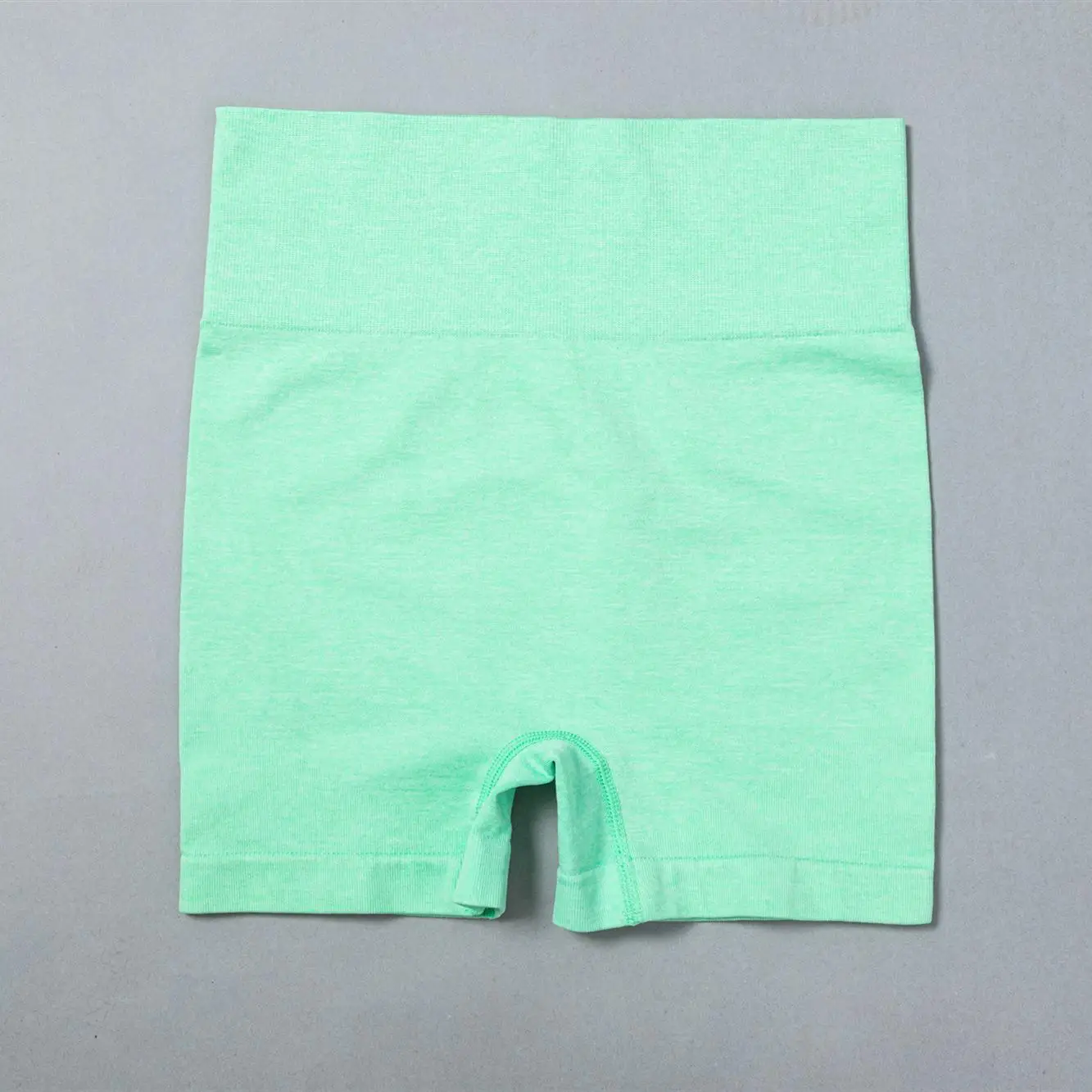 

Large size seamless solid color gather sling bra sports fitness shorts short-sleeved yoga pants four-piece female