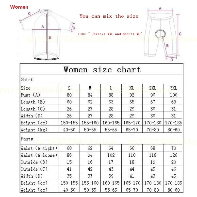 RC педаль мафия Для женщин летние Велосипеды Джерси Женская одежда для езды на