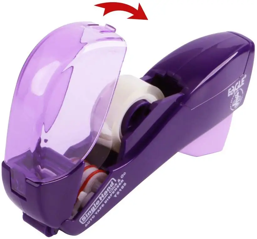 Automatic Tape Dispenser and Gun. Free 1 Role of 3/4&quot (19mm) Tape. Ideal for Taping Gifts Packages Scrapbooks 1-Pack | Канцтовары