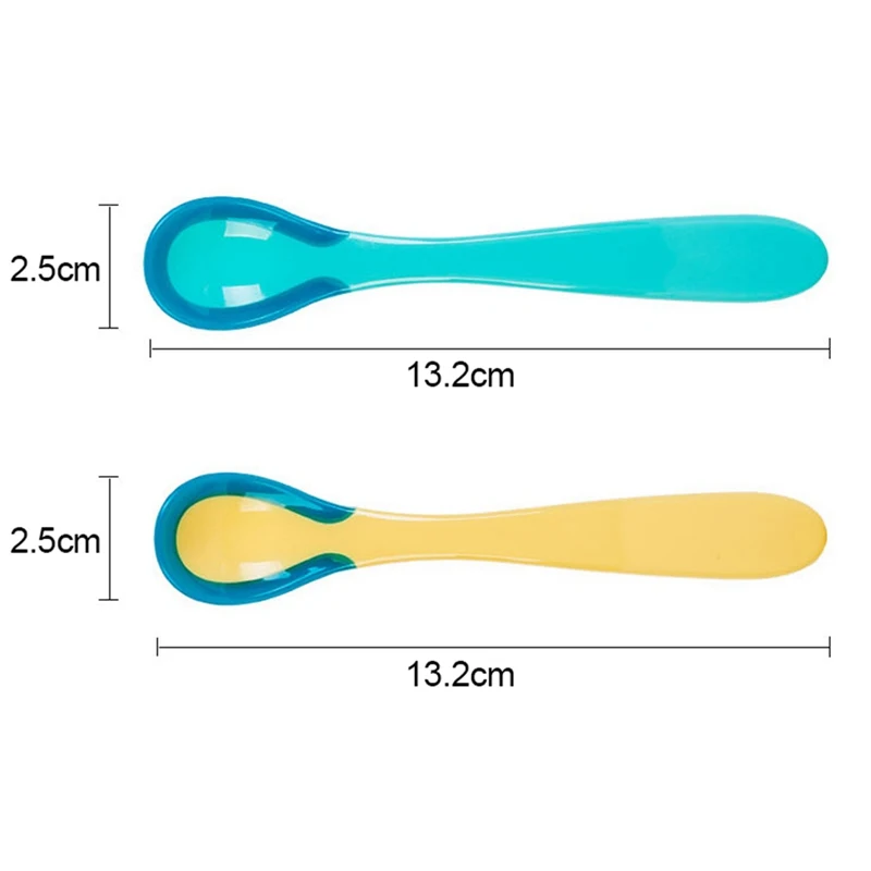 2 шт детский термо цвет ed совок набор безопасный меняющий термостул детское
