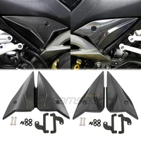 motorcycle side panels cover for yamaha mt 09 mt09 fz 09 fz09 2014 20 fairing cowl plate seat frame protector blackcarbon style