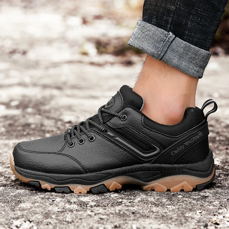 Мужские и женские защитные ботинки уличная мода мужская обувь водонепроницаемые