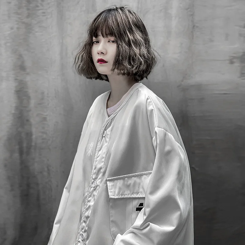 Одежда с вышивкой для мужчин и женщин уличная одежда в стиле хип-хоп японским