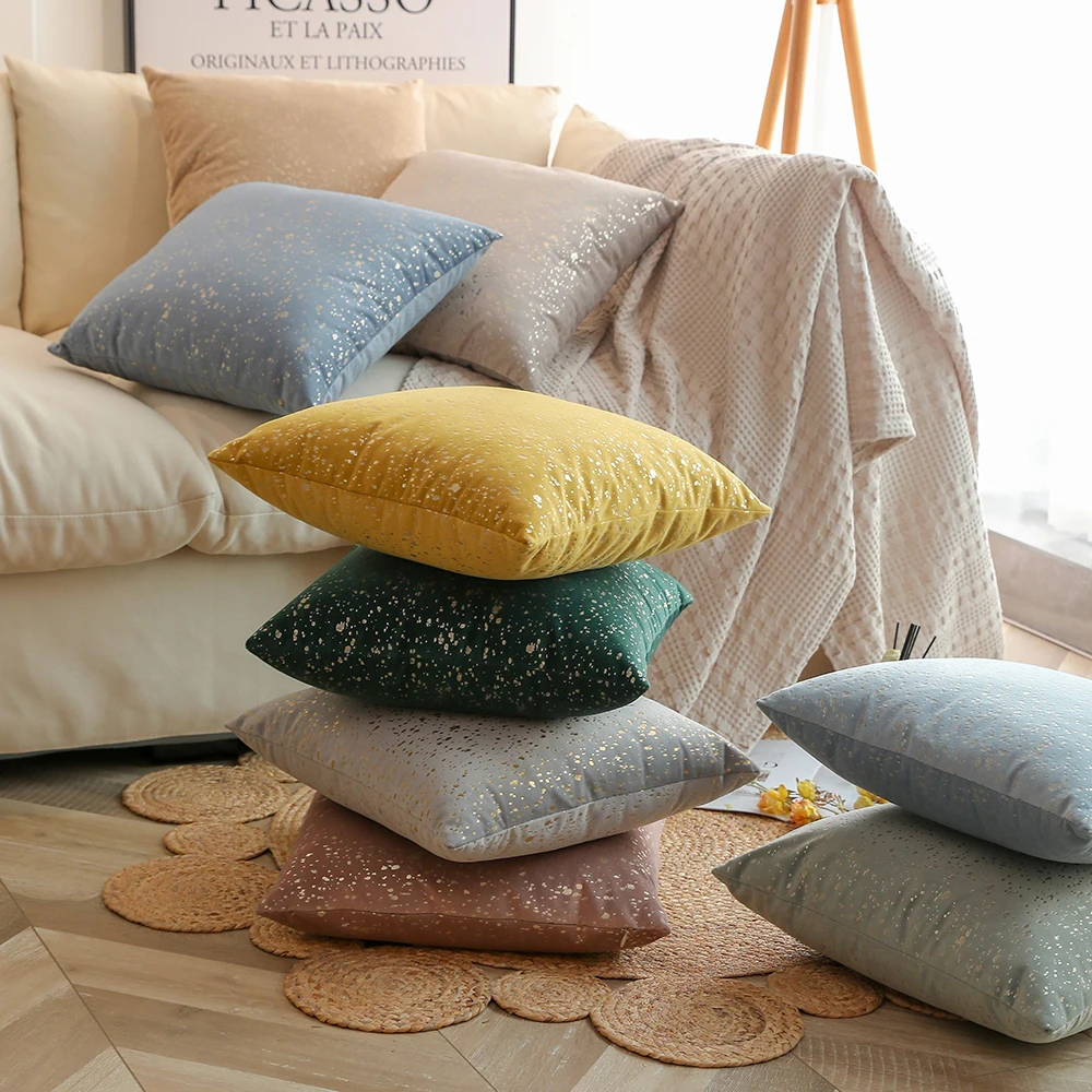 Современный роскошный бархатный декоративный чехол для диванной подушки с