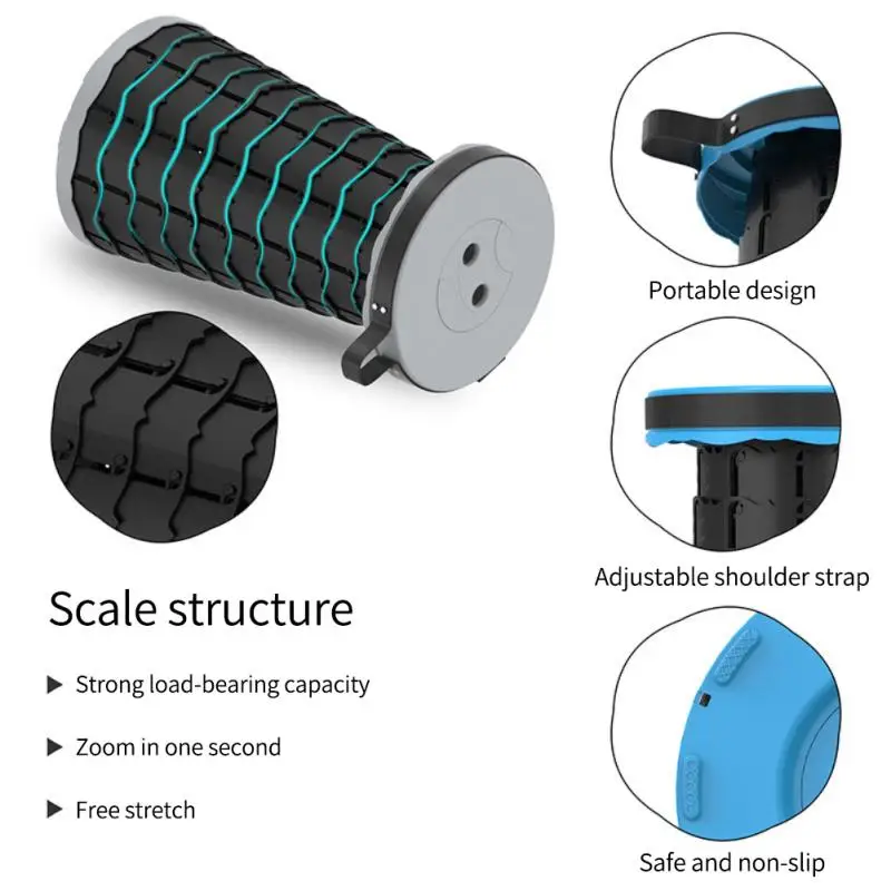 Универсальный пляжный складной телескопический стул для рыбалки | Спорт и