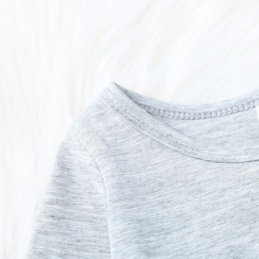 Хлопковый костюм для малышей комбинезон с длинными рукавами и принтом звезд